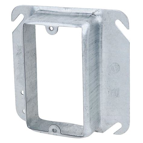 metal gang box mud ring|4 square electrical mud ring.